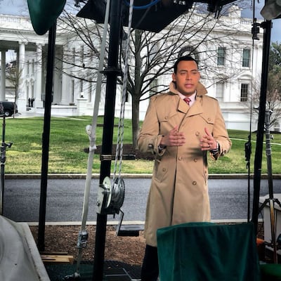 Edwin Pitti, el panameño corresponsal en la Casa Blanca