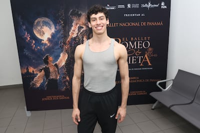 Él es Agustín Pereyra, el bailarín uruguayo invitado que interpretará a Romeo junto al Ballet Nacional de Panamá