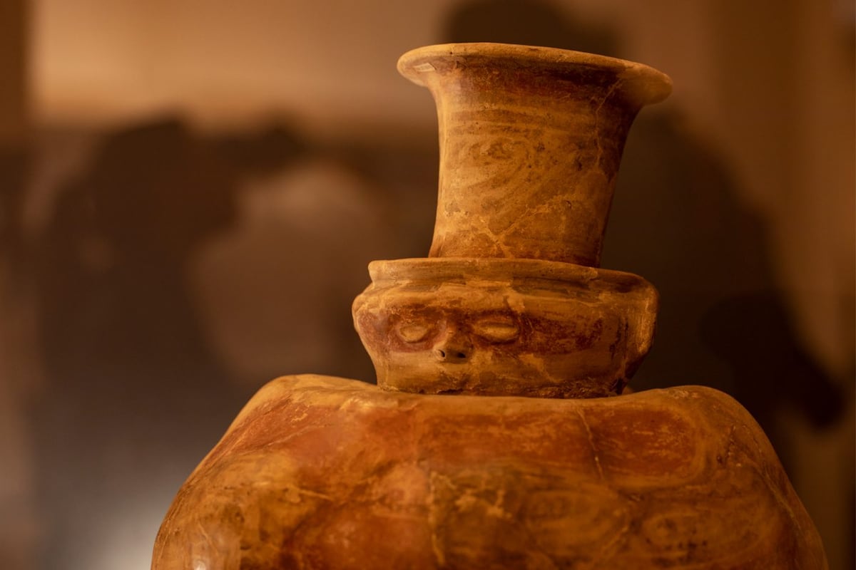 Tesoros en el museo de El Caño, en Coclé