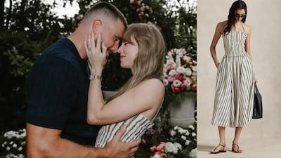 En 20 minutos se agotó el vestido Ralph Lauren con el que se comprometió Taylor Swift 