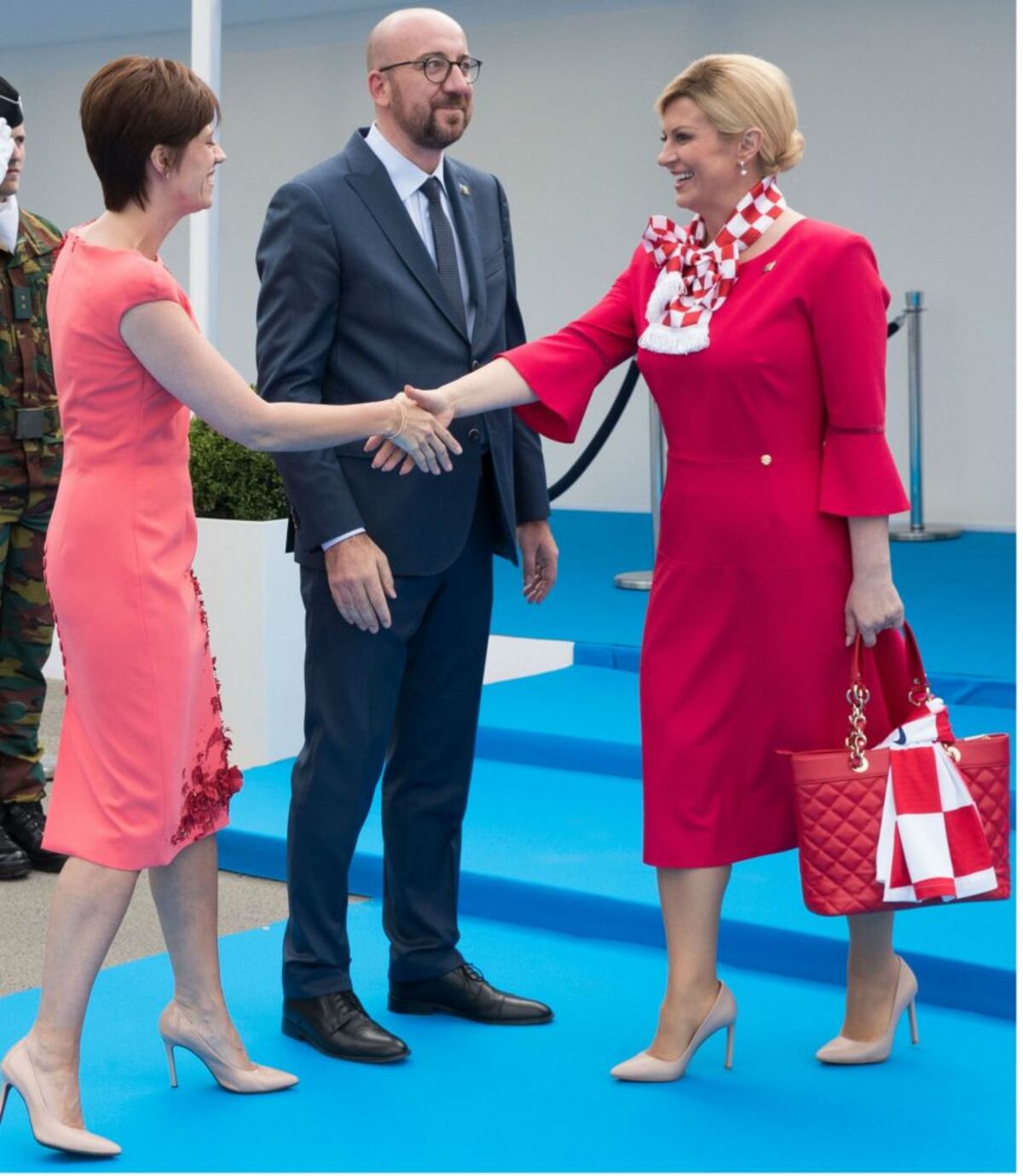 La presidenta de Croacia, la más fiel seguidora de la selección de su país