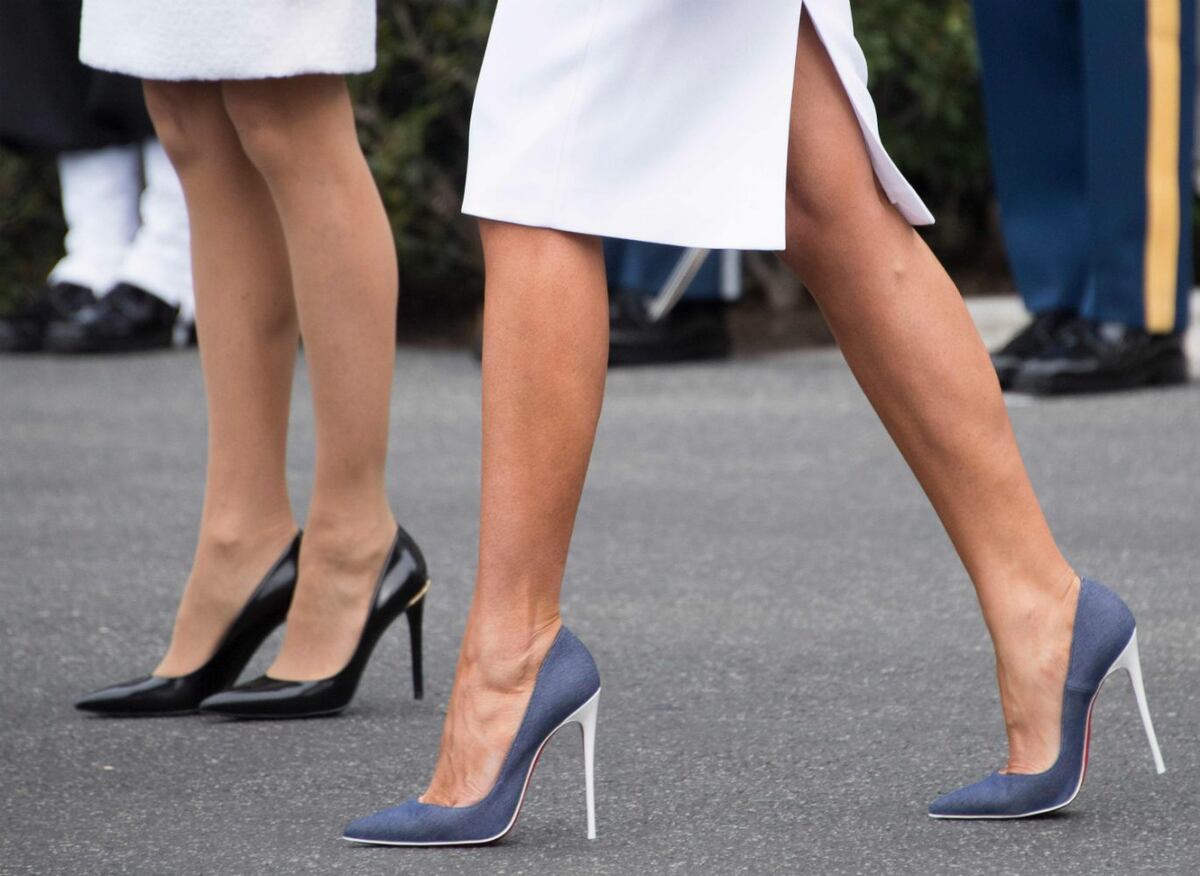 Melania Trump y Brigitte Macron, juntas de nuevo