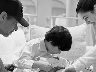 Nadia Ferreira y Marc Anthony anuncian la llegada de su segunda hija, Myla