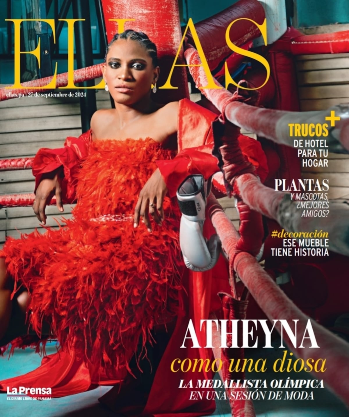 Atheyna Bylon, en portada de revista ELLAS