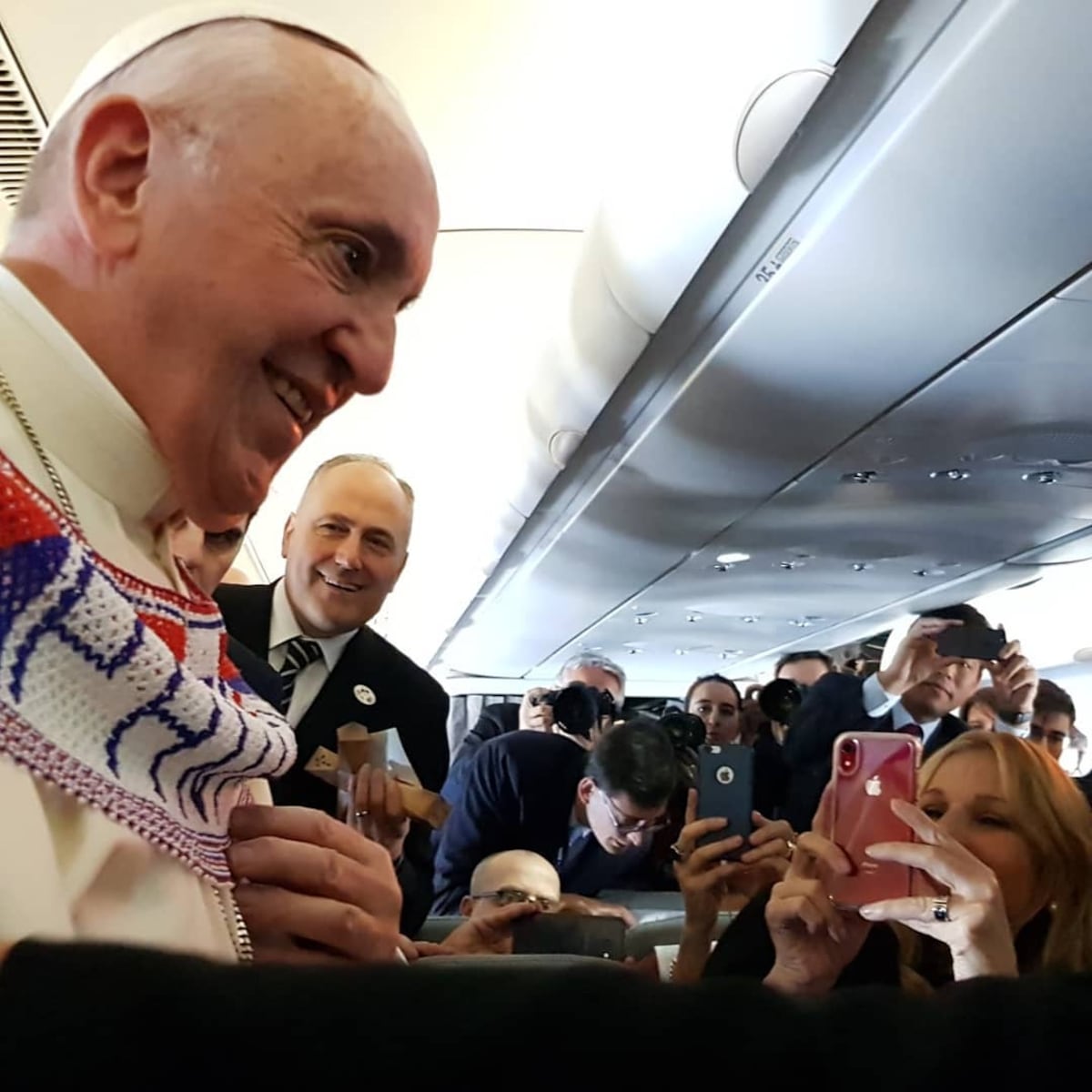 El collar de chaquiras Ngäbe-Buglé que usó el papa Francisco en su viaje a Panamá