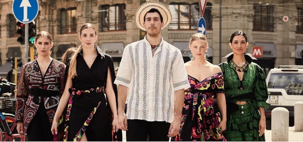 Moda panameña por las calles de Milán, Italia