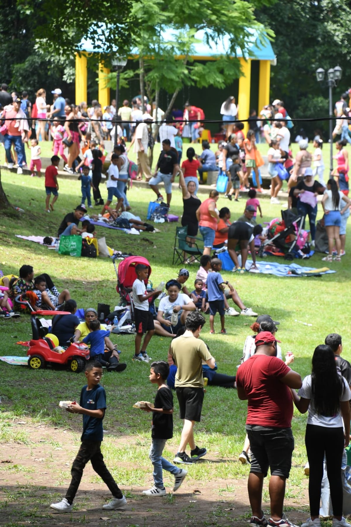 Postales del Día del Niño y la Niña en el Parque Omar, organizado por el Despacho de la Primera Dama