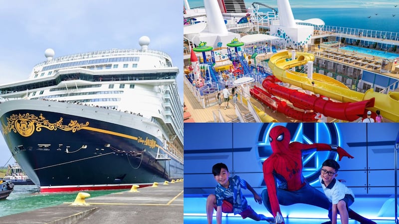 Casi 7 mil pasajeros y la montaña rusa más grande en altamar: así es el Disney Adventure, el crucero que ha hecho historia al cruzar el Canal de Panamá