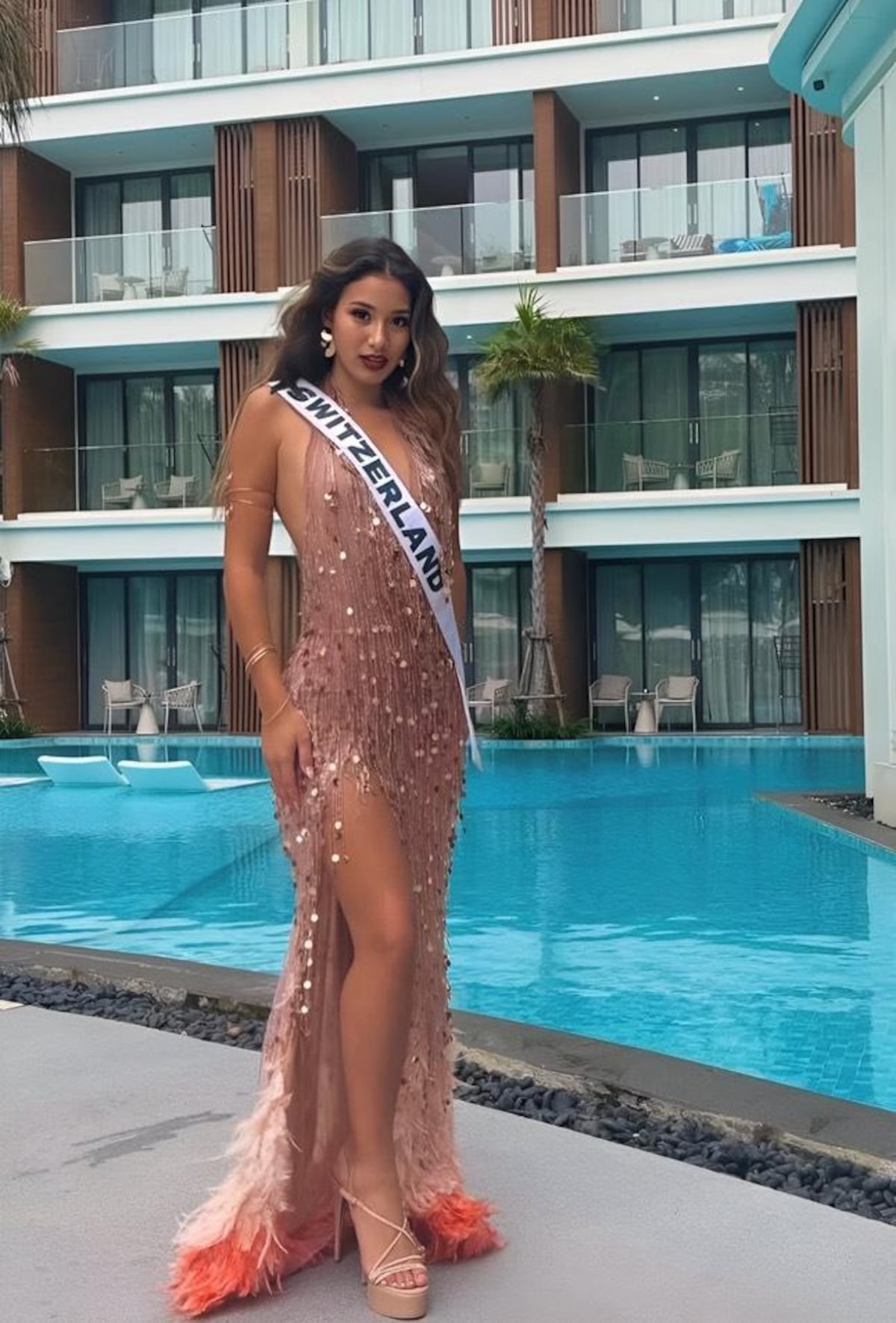 Miss Universe Panamá 2024, Mirna Caballini, una de las concursantes más altas de Miss Universo 
