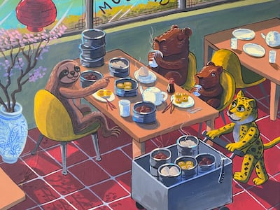 ¿Has visto capibaras comiendo siumai? Así son las obras del artista panameño Meraverso