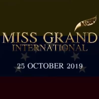 Miss Grand International 2019 será en Venezuela