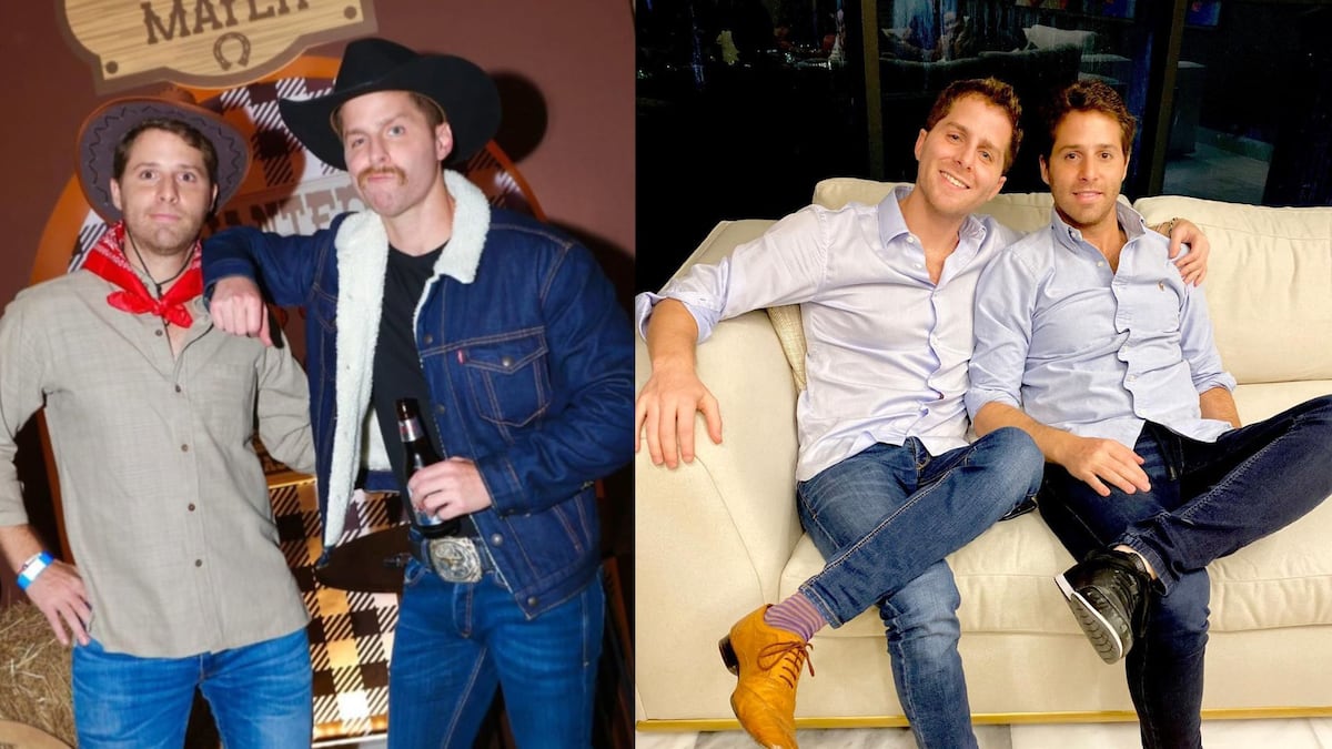 El alcalde Mayer Mizrachi y su mellizo Mark celebran su cumpleaños 38 con temática de vaqueros