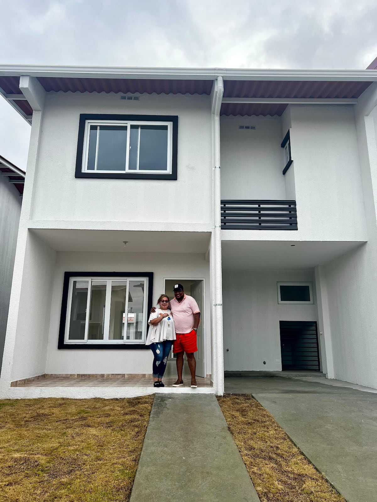 Hogar con un paisaje lleno de paz