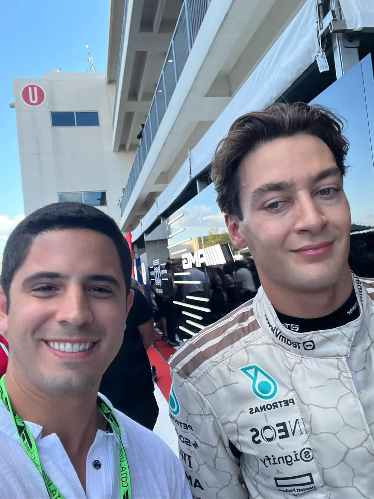 Diputado panameño en la F1: José Pérez Barboni asistió al Gran Premio de Estados Unidos 