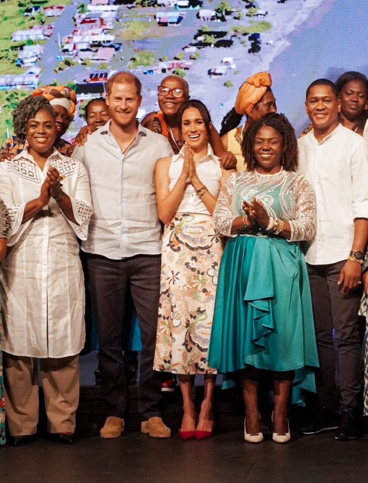 8 looks de la duquesa Meghan en su visita a Colombia