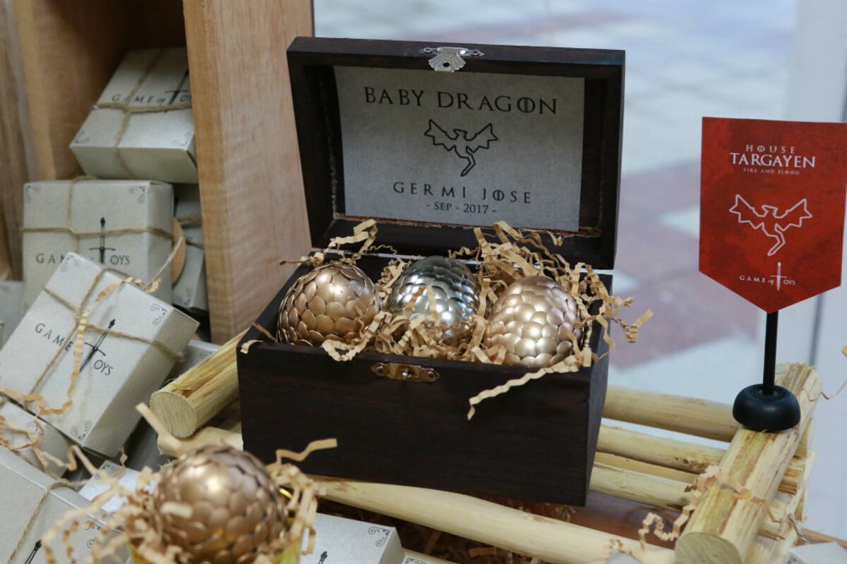 Bebé dragón, ‘baby shower’ al estilo Game of Thrones