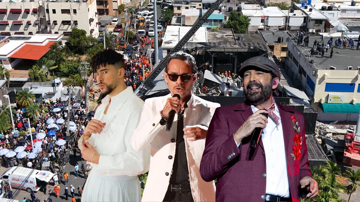 Bad Bunny, Marc Anthony y otros artistas lamentan colapso de discoteca en concierto de Rubby Pérez