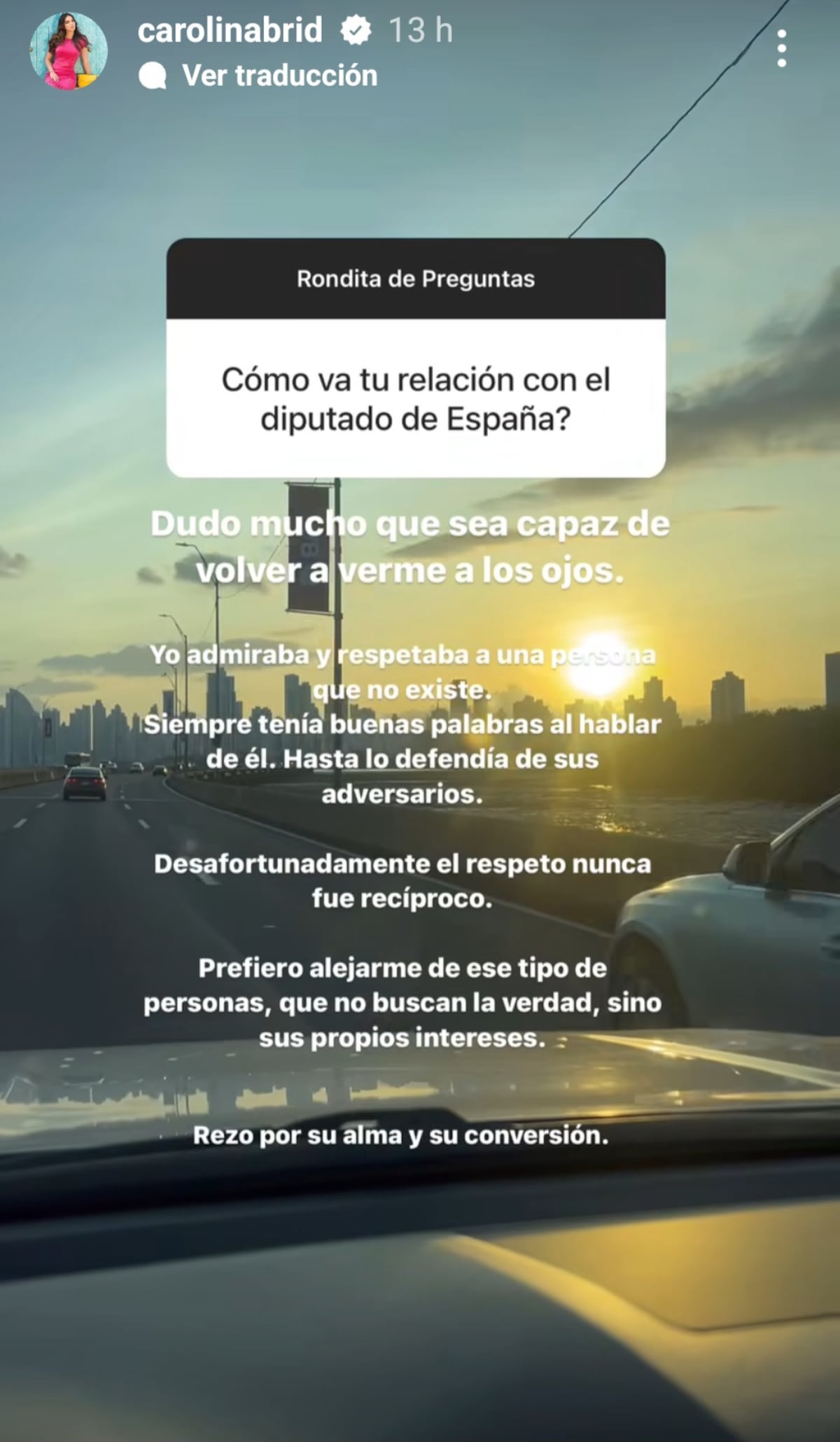 ‘Hasta lo defendía de sus adversarios’, Carolina Brid habla sobre su ex