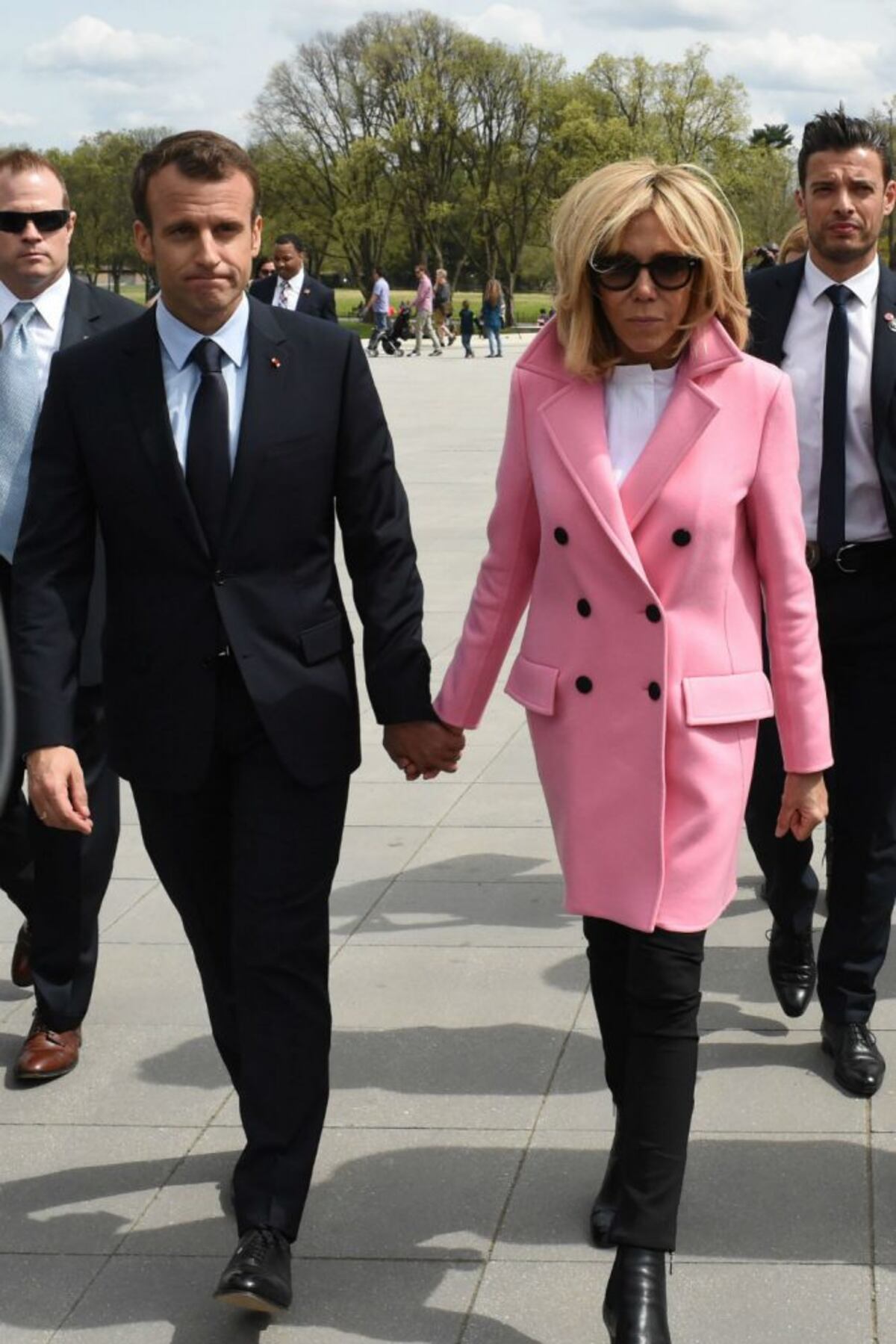 Melania Trump y Brigitte Macron, juntas de nuevo