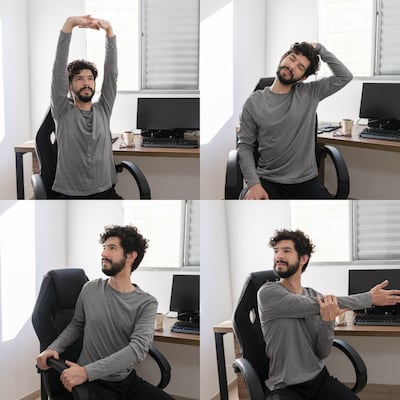 Para teletrabajadores: estiramientos para activar tus músculos durante la jornada laboral