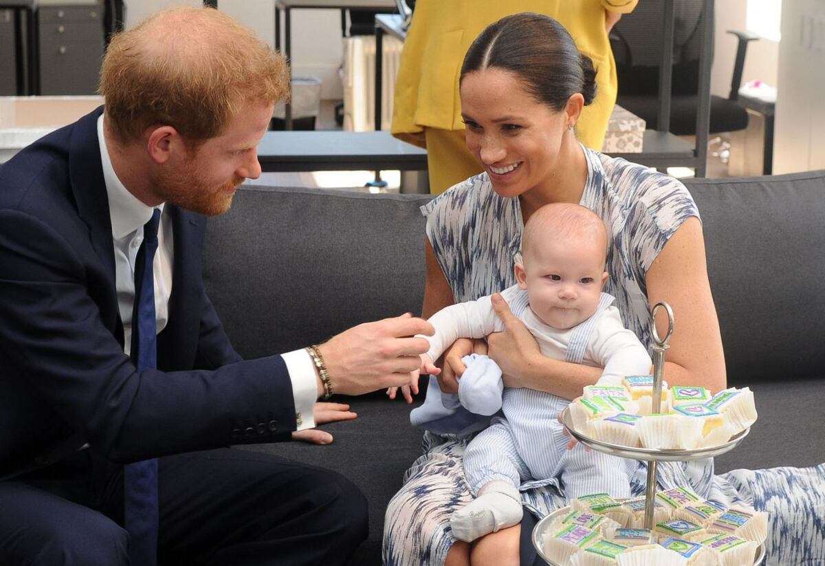 Las tiernas imágenes de Archie, hijo de Meghan Markle y Harry, en Sudáfrica