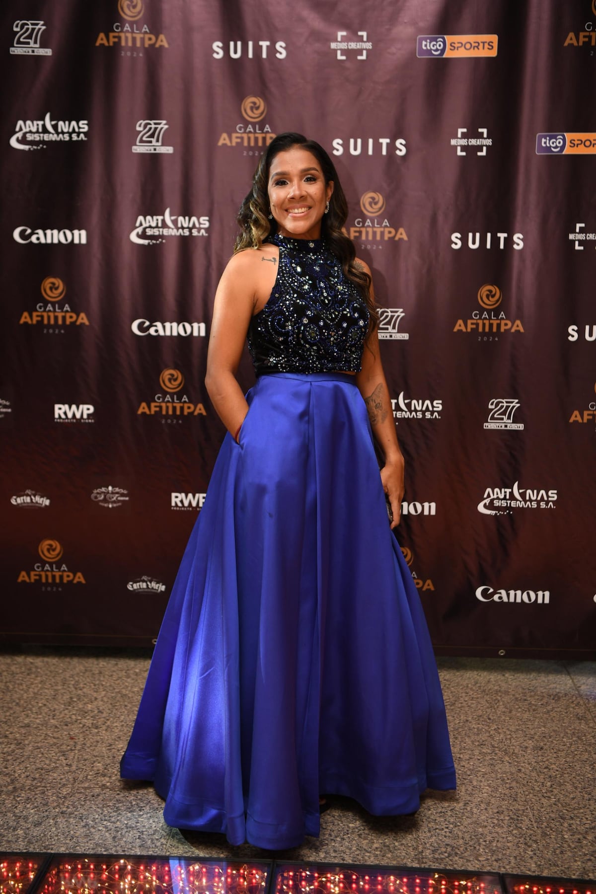 Así lucieron las estrellas de fútbol panameño en la alfombra roja de los premios Afutpa 2024