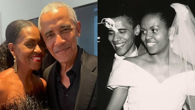 ‘La mejor decisión que he tomado fue casarme contigo’, Barack y Michelle Obama celebran 33 años de casados