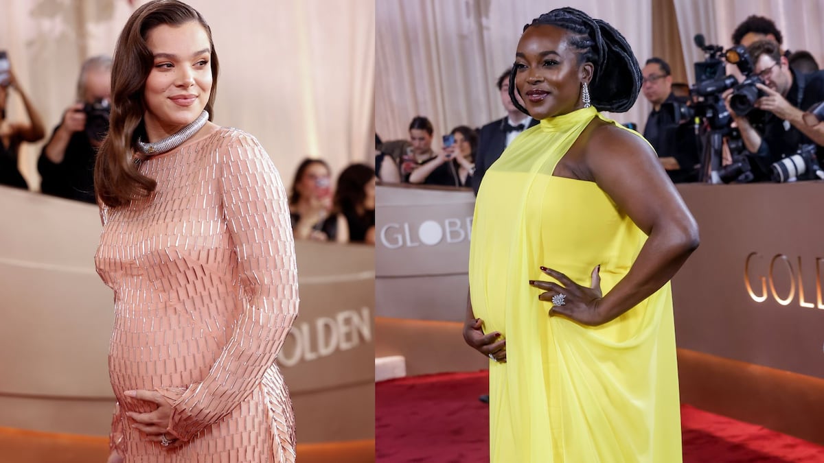 Actrices embarazadas en los Globos de Oro 2026