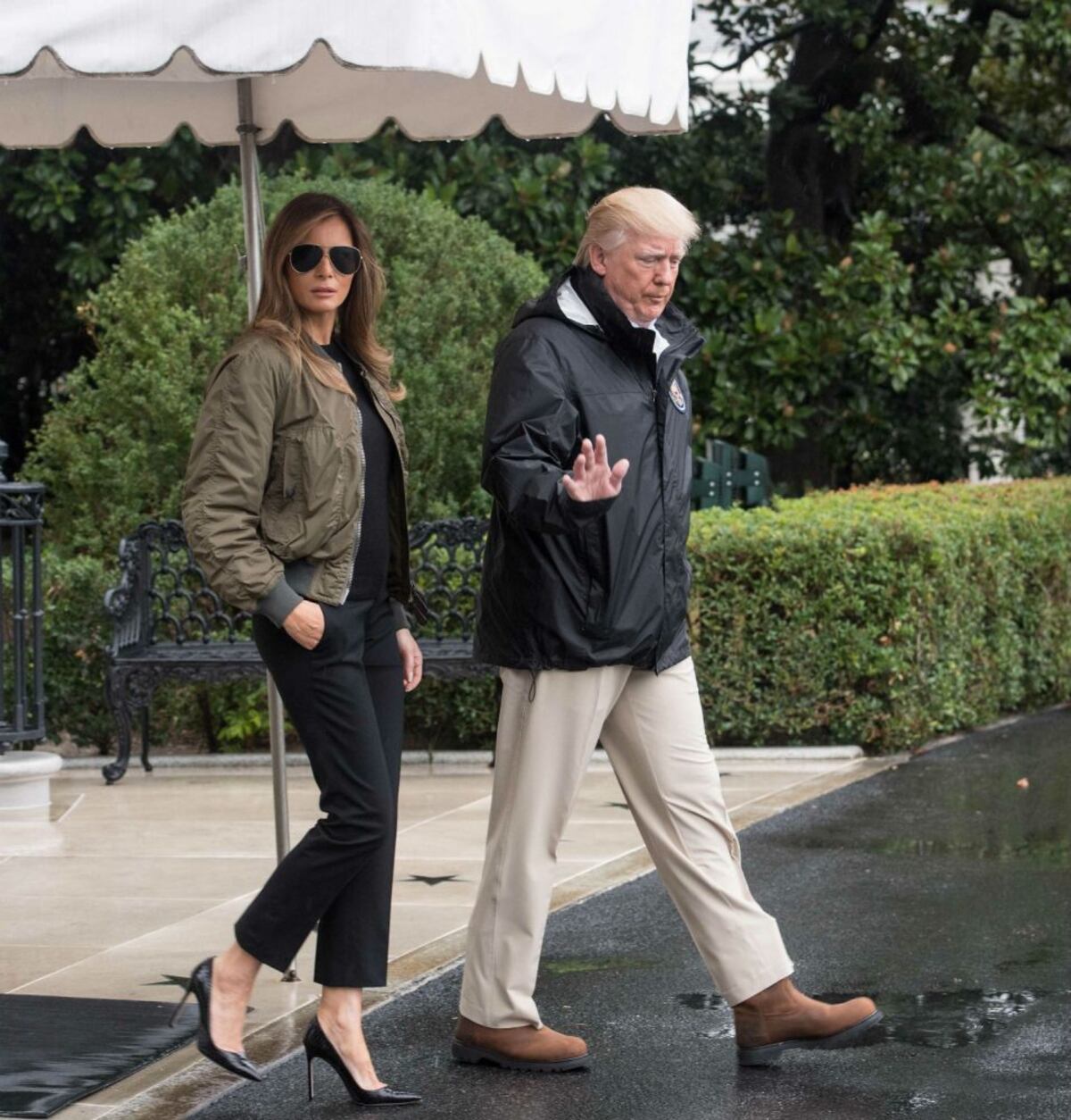 Melania Trump y sus atuendos más impresionantes en su primer año como primera dama