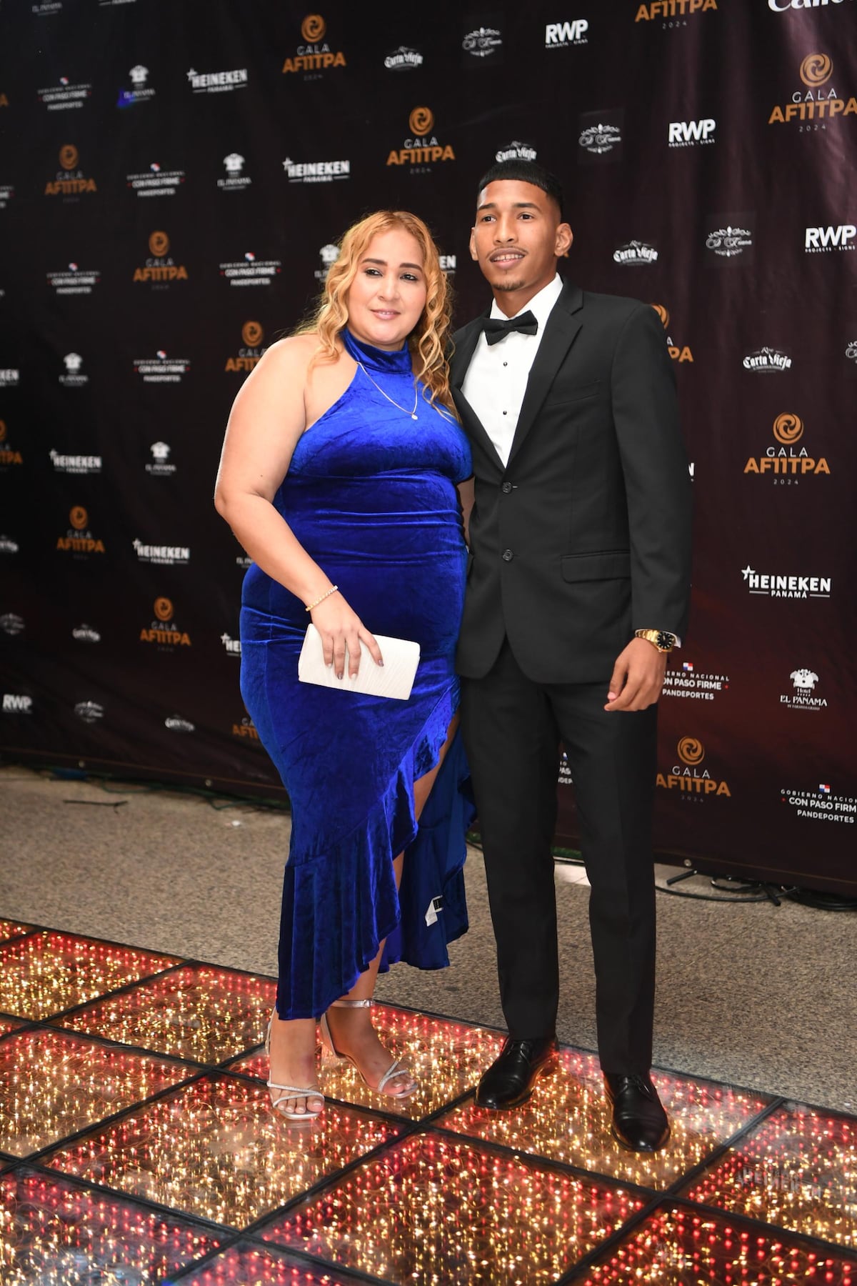 Así lucieron las estrellas de fútbol panameño en la alfombra roja de los premios Afutpa 2024