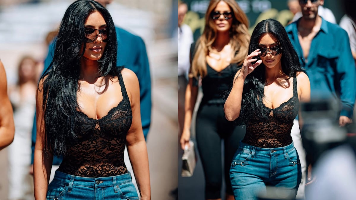 Kim Kardashian llega por primera vez a la F1 para apoyar a Lewis Hamilton