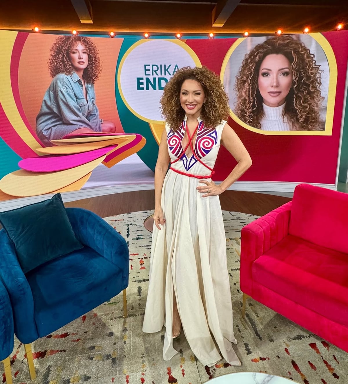 Panamá en el cuerpo y en el corazón: la cantautora Erika Ender luce vestido hecho a la medida de la firma Breebaart