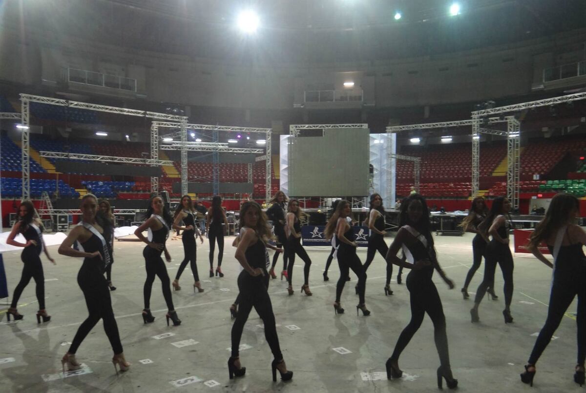 Así son los ensayos de las aspirantes a Señorita Panamá 2018