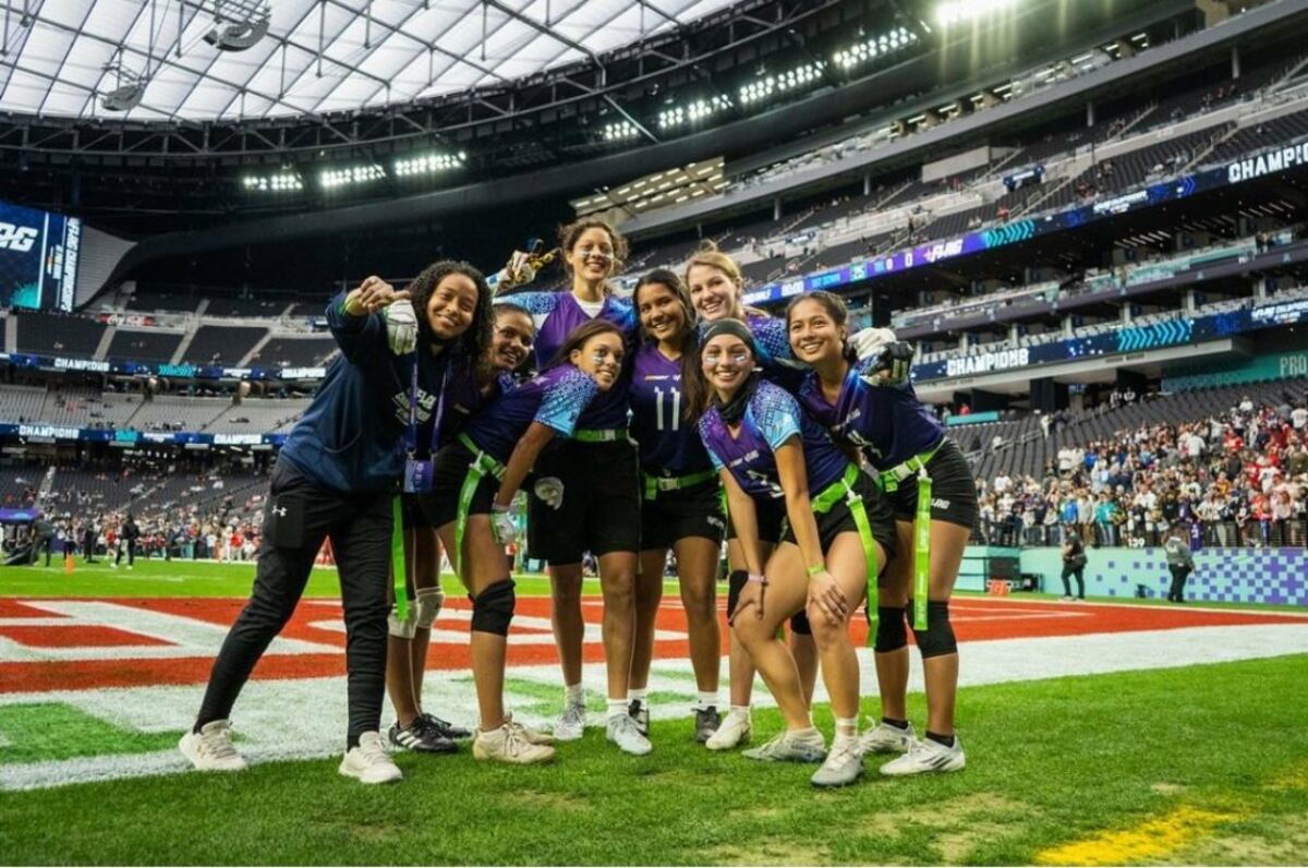 Amigas, campeonas de la NFL y el equipo a vencer en el flag football internacional