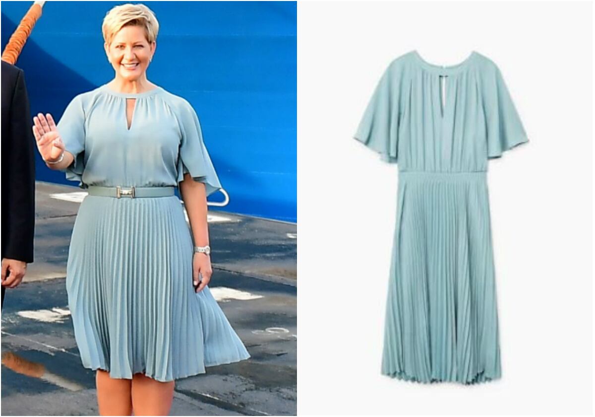 Lorena Castillo de Varela y sus tres vestidos para la visita presidencial de China