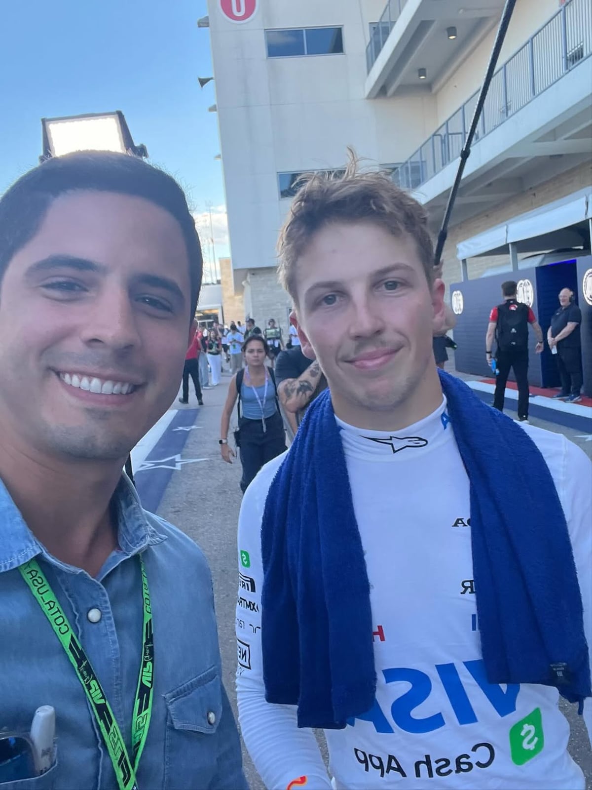 Diputado panameño en la F1: José Pérez Barboni asistió al Gran Premio de Estados Unidos 