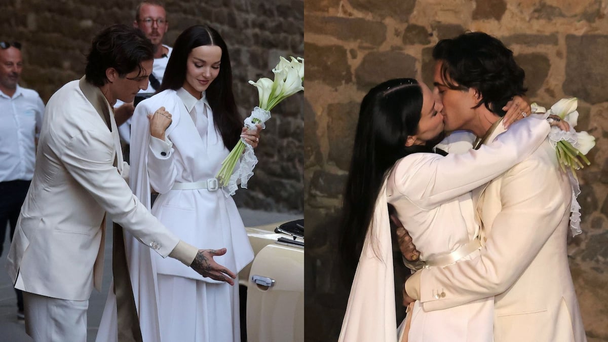 Dove Cameron, actriz de ‘Descendientes’, y Damiano David, vocalista de Måneskin, se casan en Italia