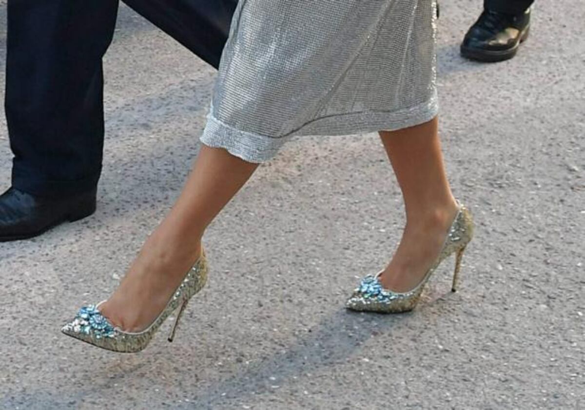 En los zapatos de Melania Trump