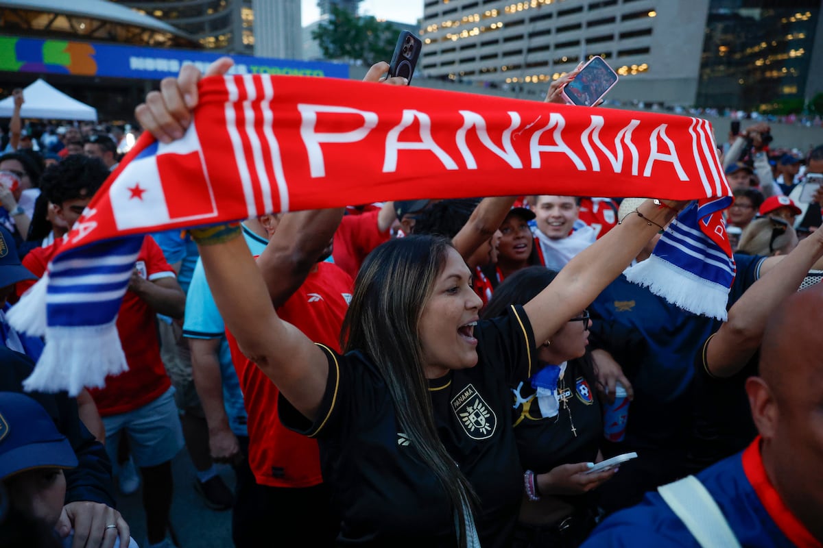 Fotos del ‘Banderazo’ panameño en Toronto: ‘La Marea Roja’ se toma la ciudad en vísperas de la cita mundialista con Ghana