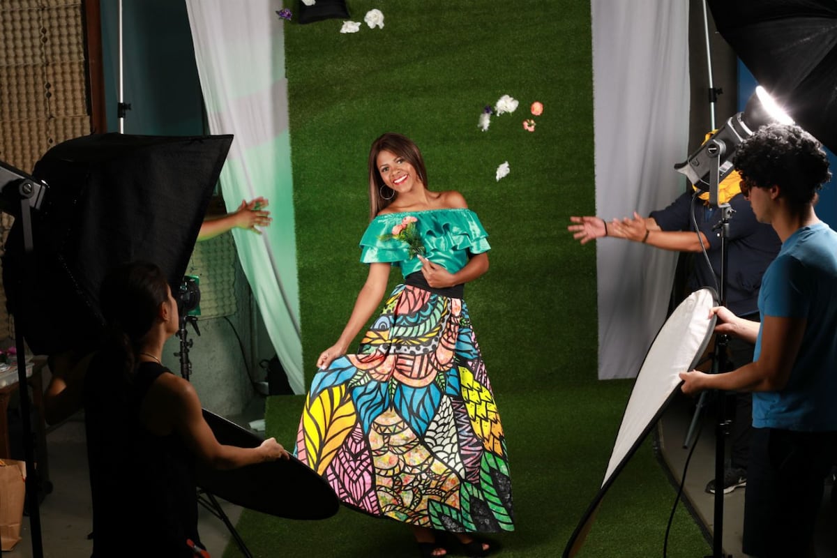 Afro tropical, el editorial de moda de los estudiantes de la Usma