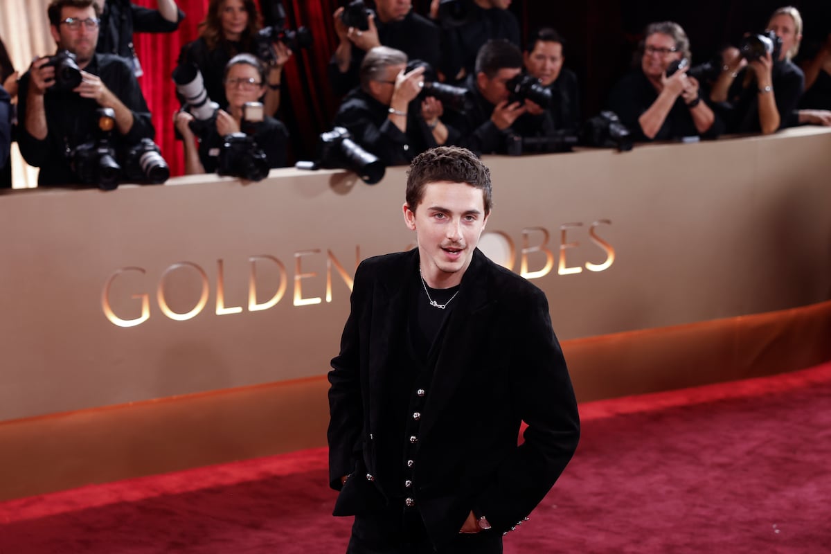 Timothée Chalamet se alza con el Globo de Oro a mejor actor de comedia o musical