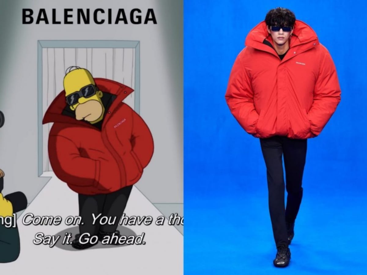 ¿El vestido de Balenciaga que modeló Marge Simpson? Lo compro