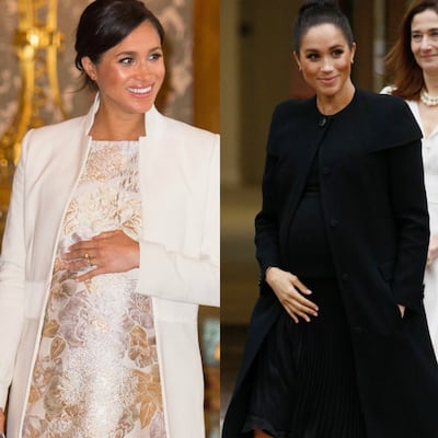 Meghan Markle, 8 meses y en tacones
