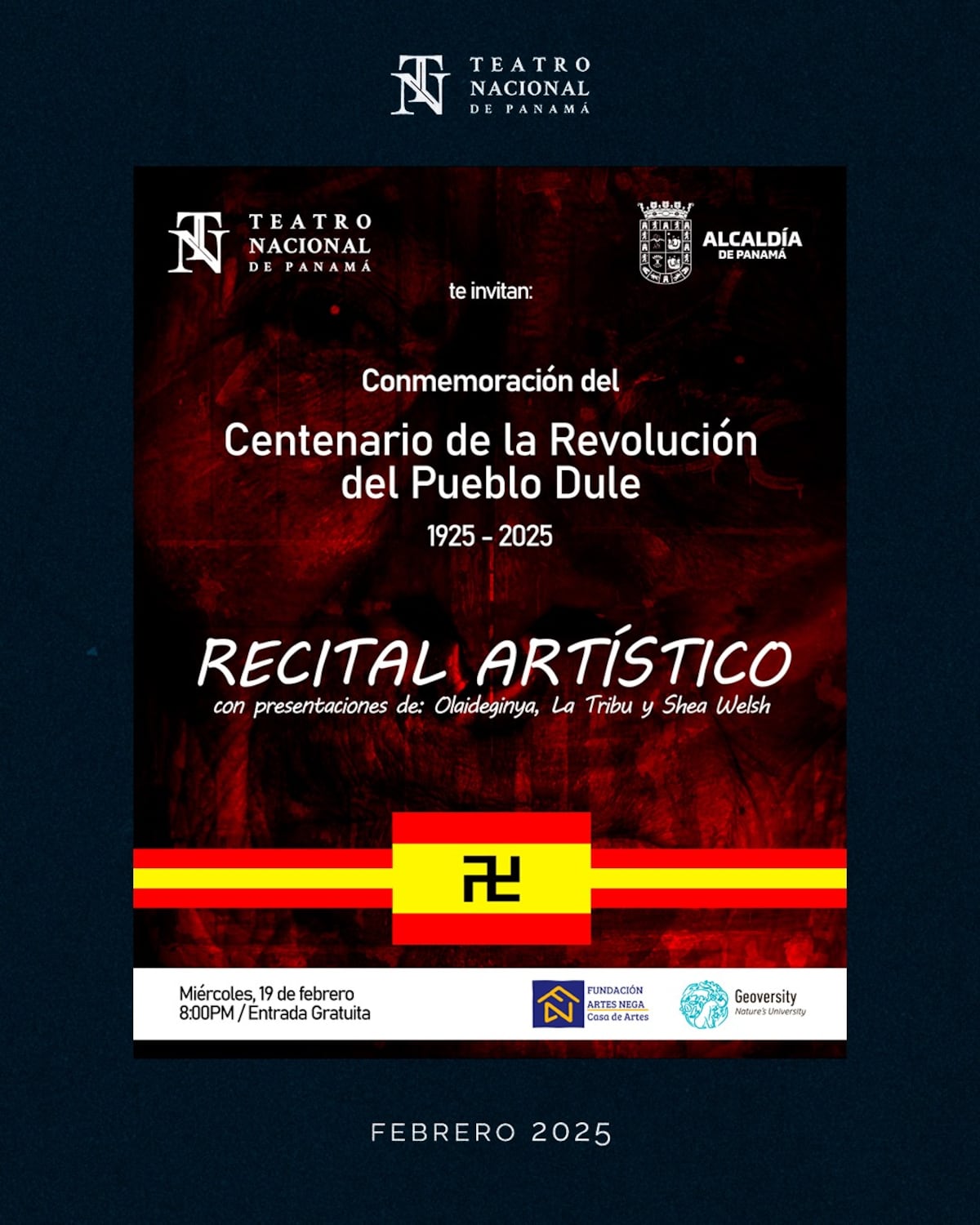 Conoce la cartelera del Teatro Nacional para el mes de febrero