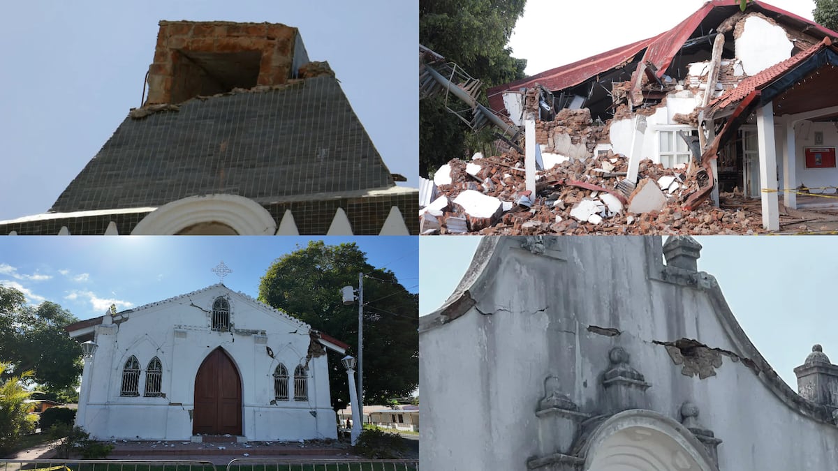 Iglesias históricas en Parita, Natá, Soná y otras zonas afectadas por el terremoto de Panamá