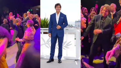 Tom Cruise baila tras recibir su Oscar honorario en los Governors Awards
