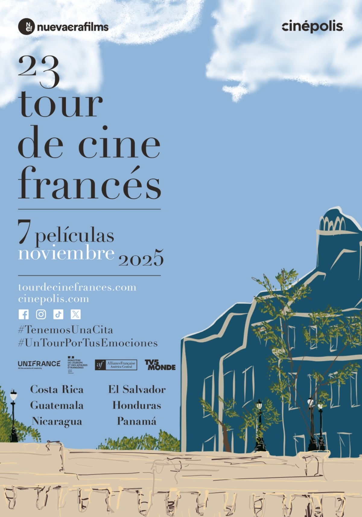 Ya inició la edición número 23 del Tour de Cine Francés en Panamá