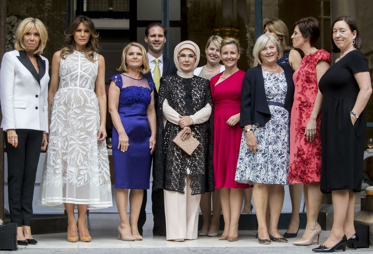 Melania Trump: seis vestidos en tres días