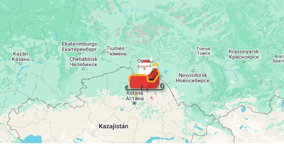¿Por dónde va Santa Claus? Revísalo en el Santa Tracker