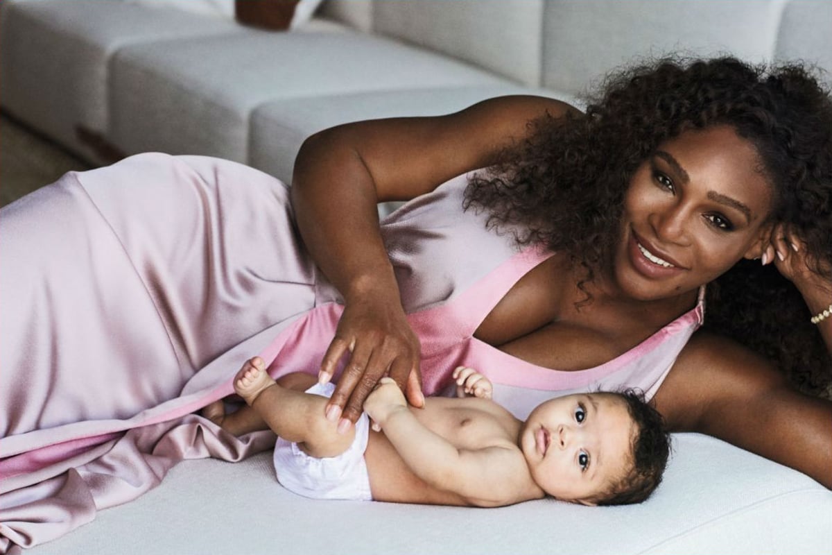 Serena Williams en la portada de Vogue con su bebé